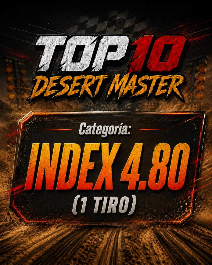 TOP10 Desert Master categoría Index 4.80, un tiro