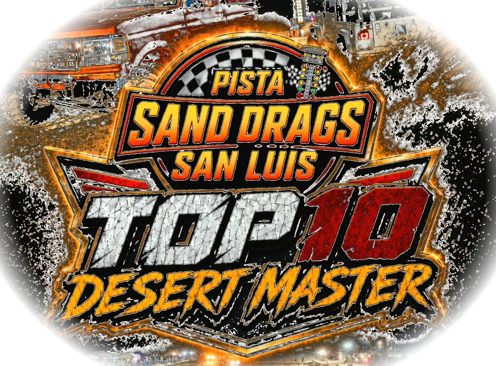 Arte oficial Pista Sand Drags San Luis TOP10 Desert Master